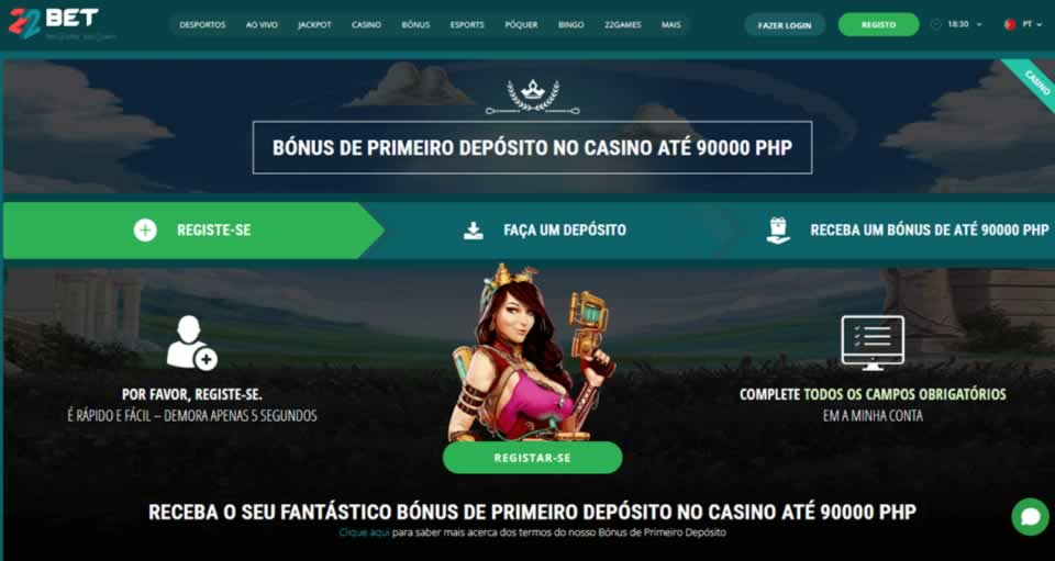 Bônus de boas-vindas em cassino online