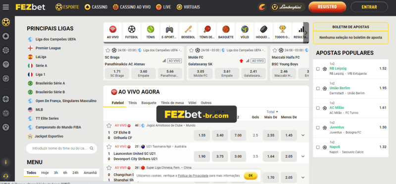 Casino betting